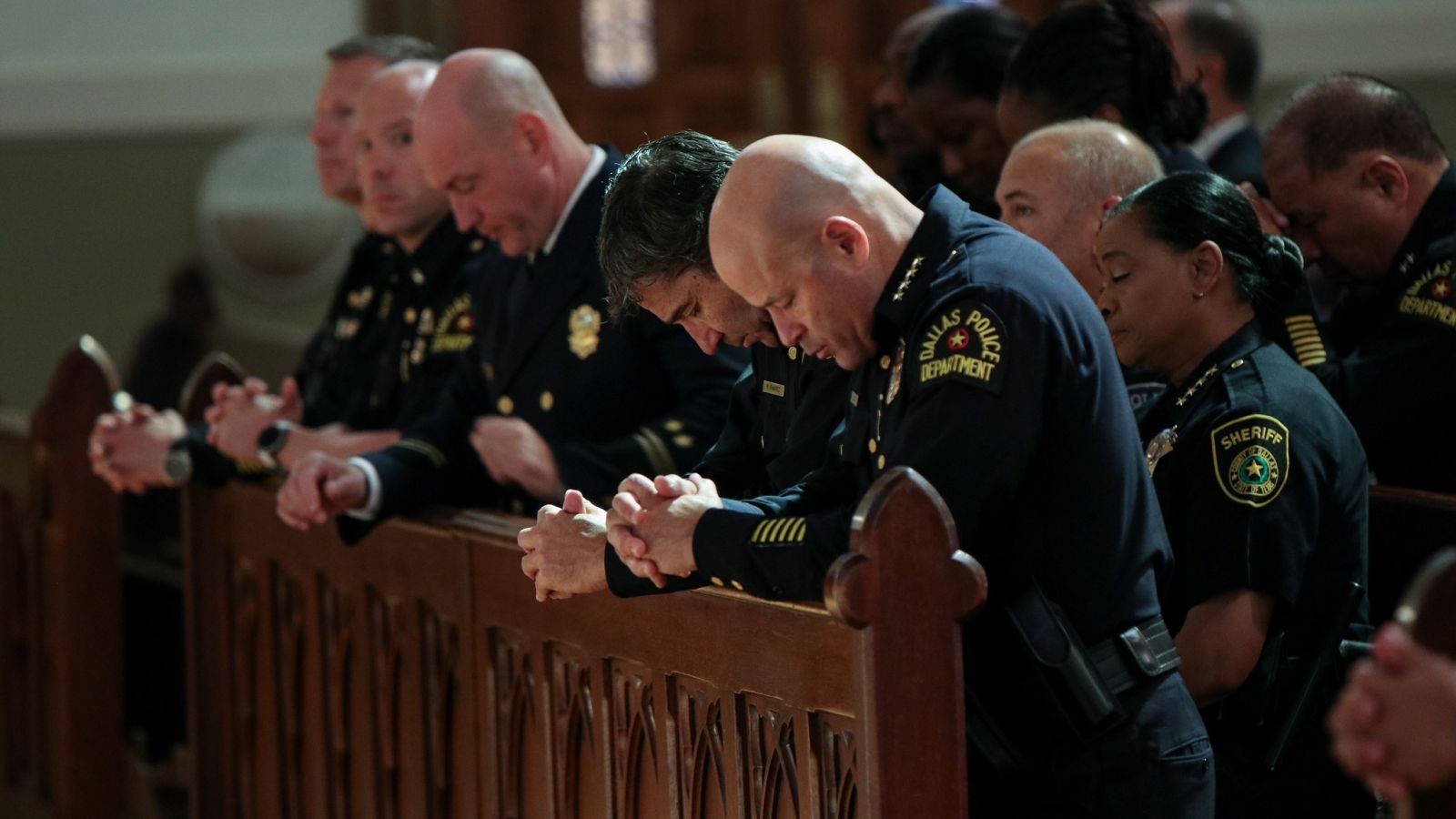 Officers Praying